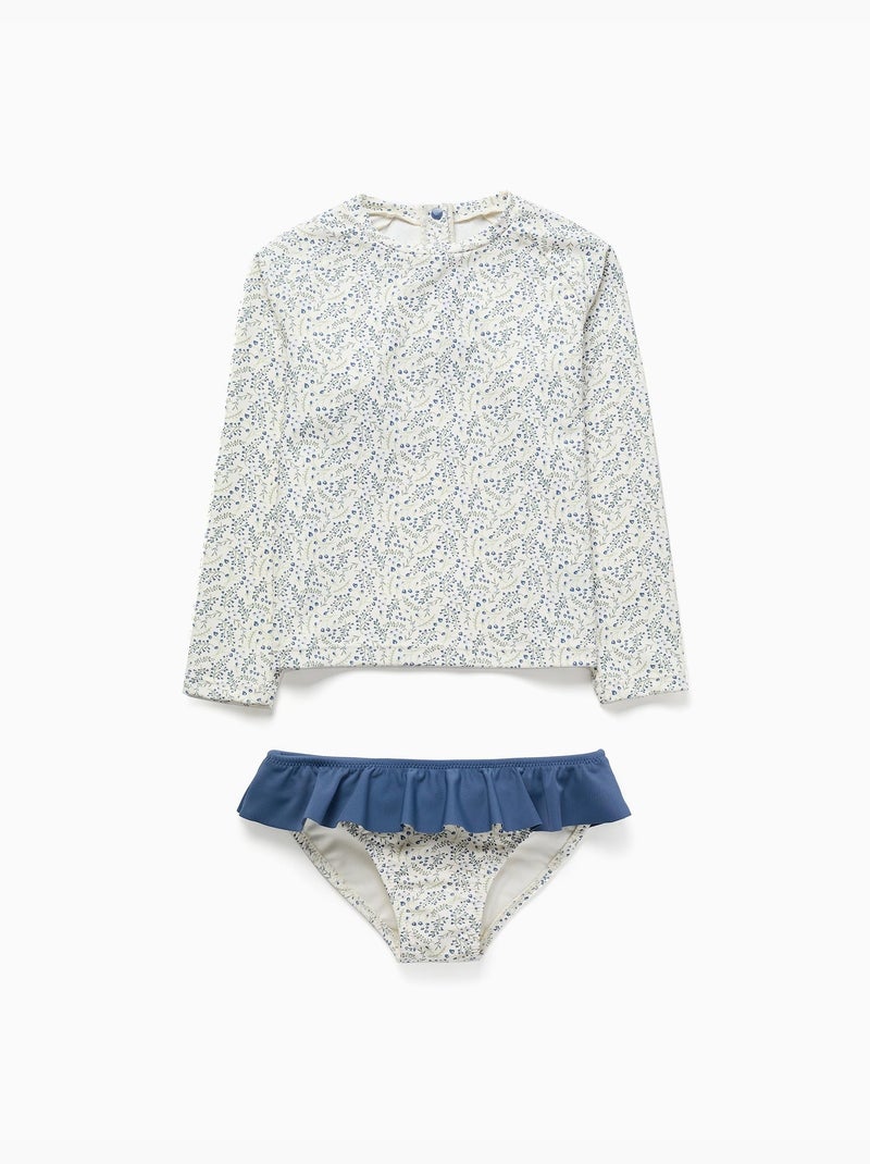 Ensemble de bain avec protection UV 40+ You&Me Beige clair - Kiabi