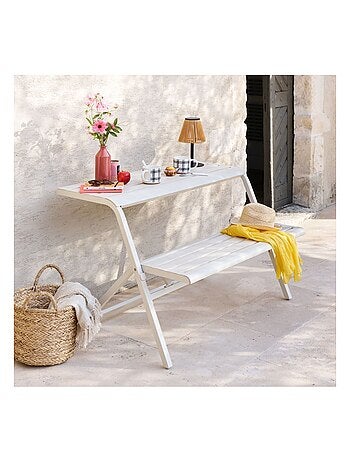 Ensemble de balcon en acier 2 places DRILIA