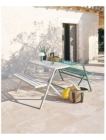 Ensemble de balcon en acier 2 places DRILIA