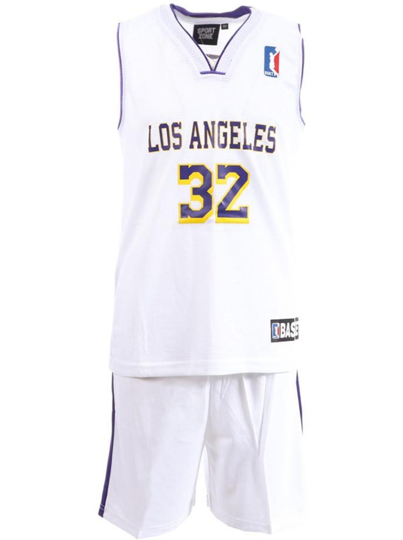 Ensemble de basketball Enfant Sport Zone Blanc - Kiabi