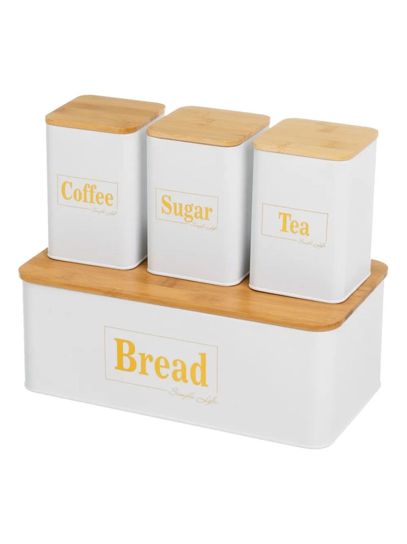 Ensemble de boites pour la cuisine Blanc - Kiabi