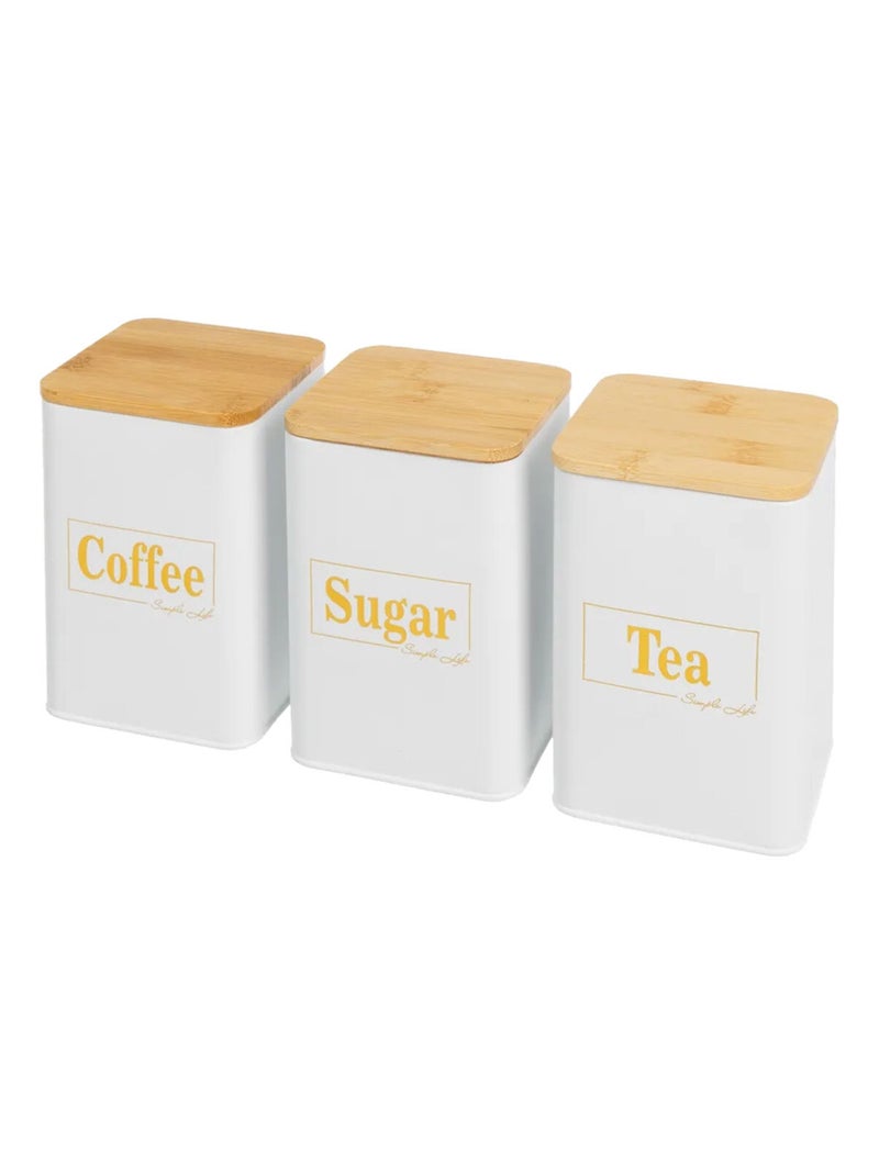 Ensemble de boites pour la cuisine Blanc - Kiabi