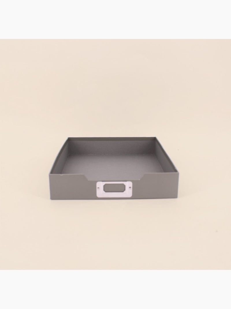 Ensemble de bureau 4 pièces en carton recyclé gris Gris - Kiabi