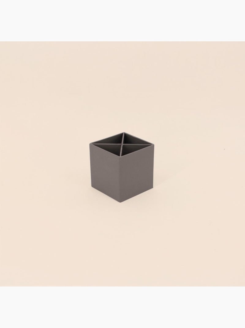Ensemble de bureau 4 pièces en carton recyclé gris Gris - Kiabi