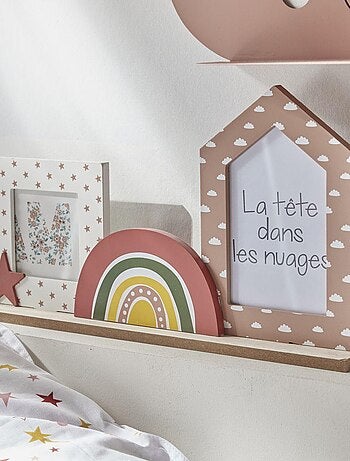 Ensemble de cadres photos à poser LA TETE DANS LES NUAGES