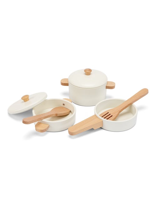Ensemble de casseroles en bois - Kiabi