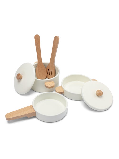 Ensemble de casseroles en bois - Kiabi
