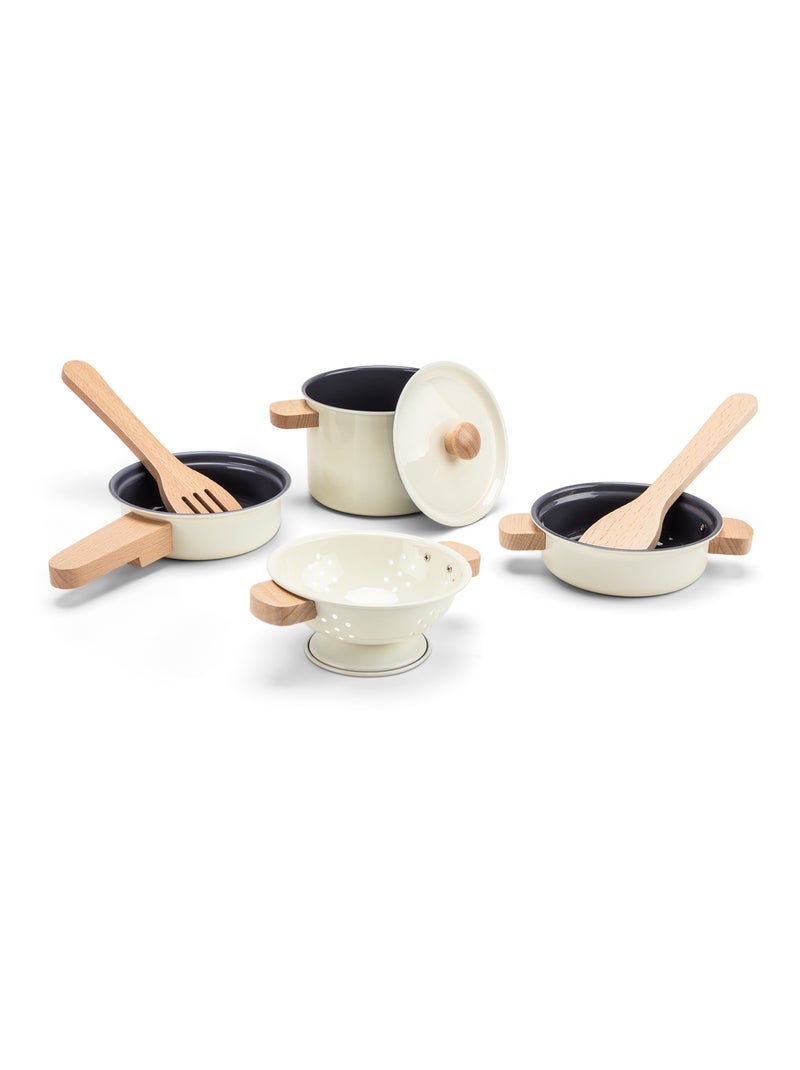 Ensemble de casseroles en métal Blanc - Kiabi