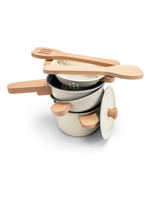 Ensemble de casseroles en métal - Kiabi