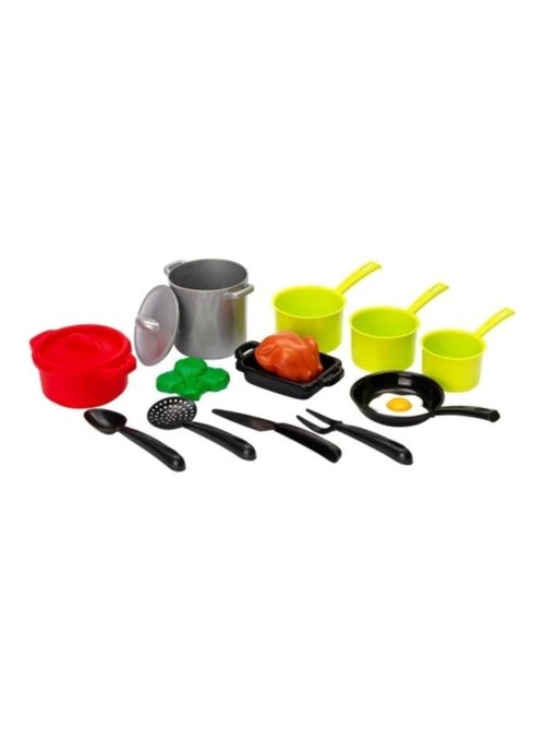 Ensemble de casseroles et poêles avec ustensiles de cuisine - Kiabi