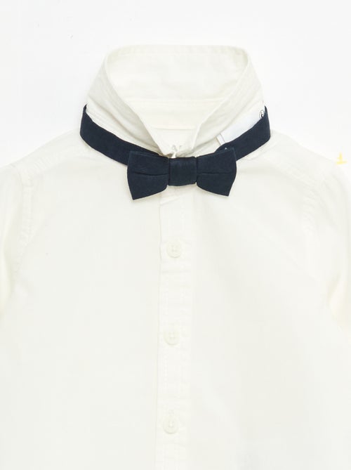 Ensemble de cérémonie 4 pièces en coton et lin - Kiabi