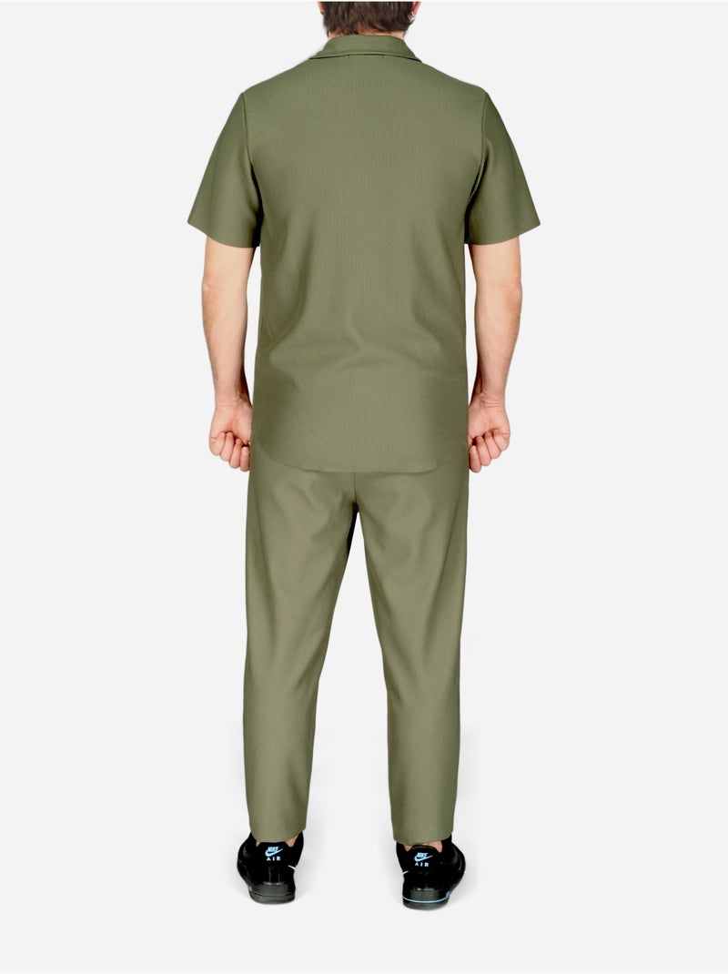 Ensemble de chemise ample - Frilivin Kaki - Kiabi