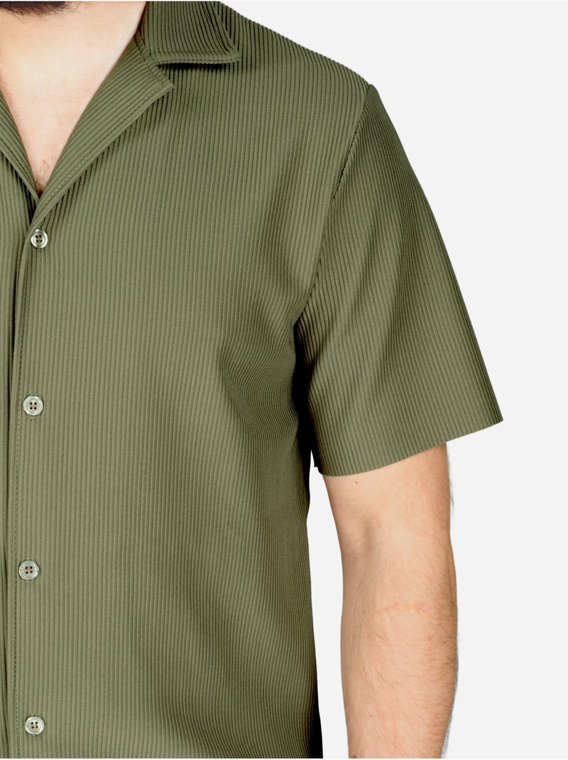 Ensemble de chemise ample - Frilivin Kaki - Kiabi