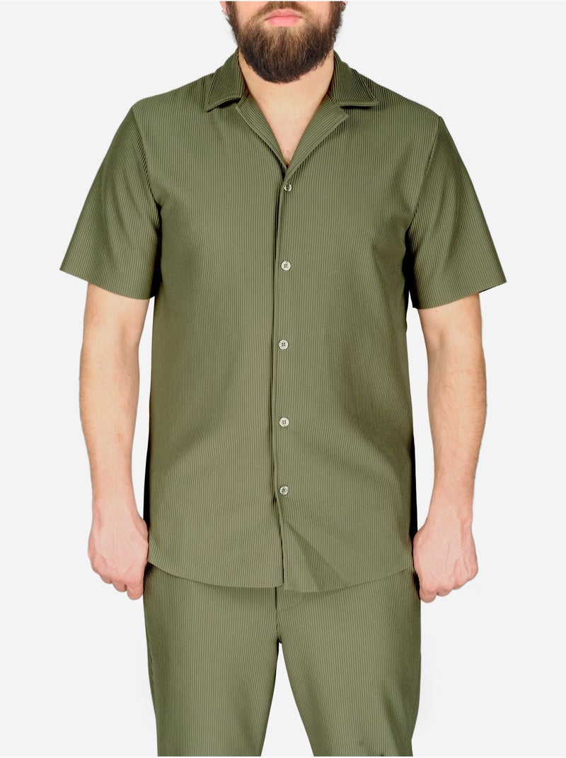 Ensemble de chemise ample - Frilivin Kaki - Kiabi