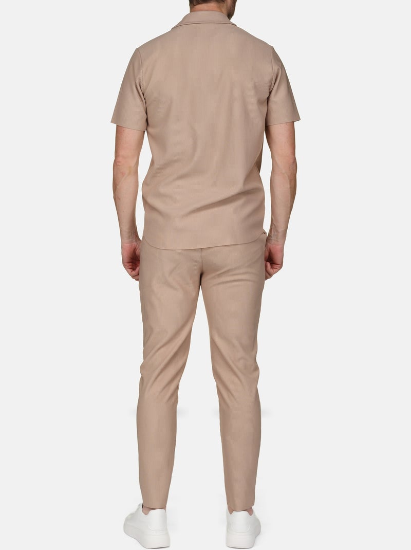 Ensemble de chemise ample - Frilivin Marron - Kiabi