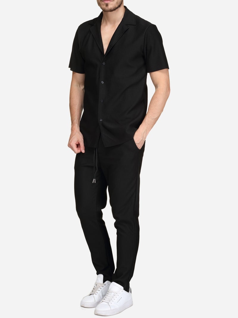 Ensemble de chemise ample - Frilivin Noir - Kiabi