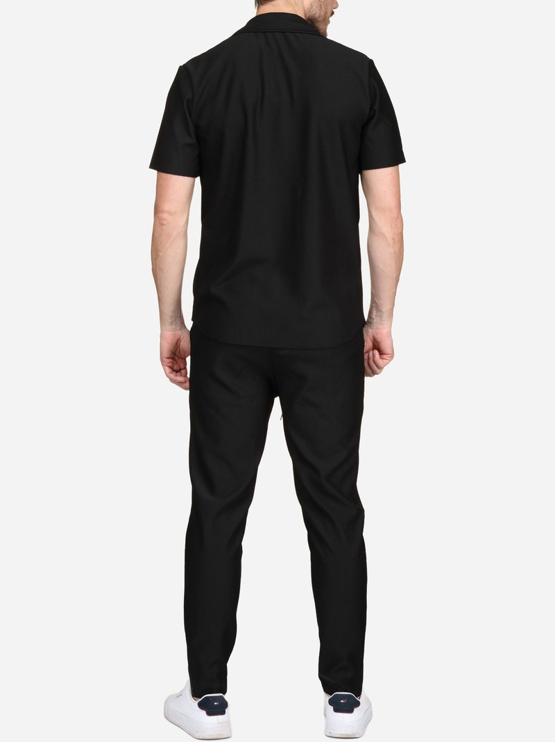 Ensemble de chemise ample - Frilivin Noir - Kiabi