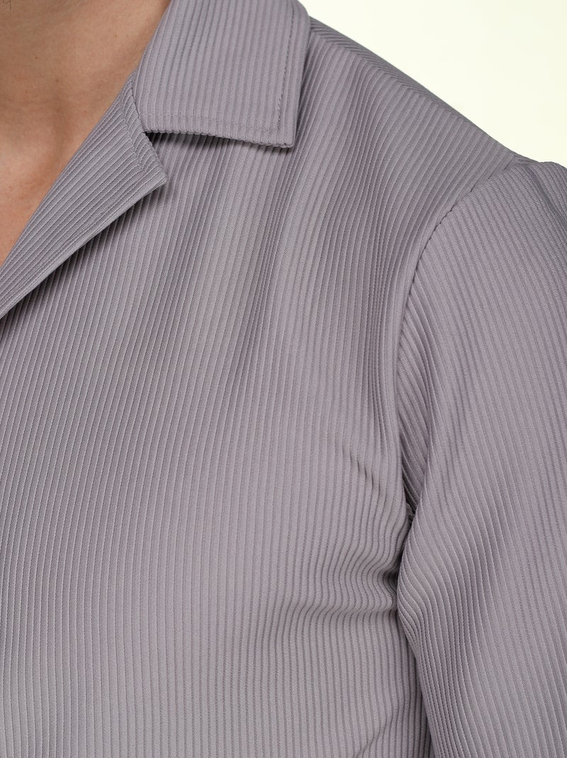 Ensemble de chemise ample Gris - Kiabi