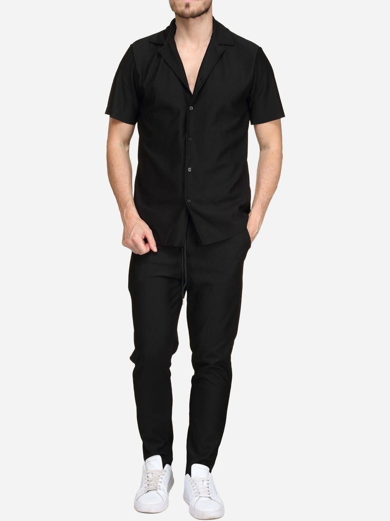 Ensemble de chemise ample Noir - Kiabi