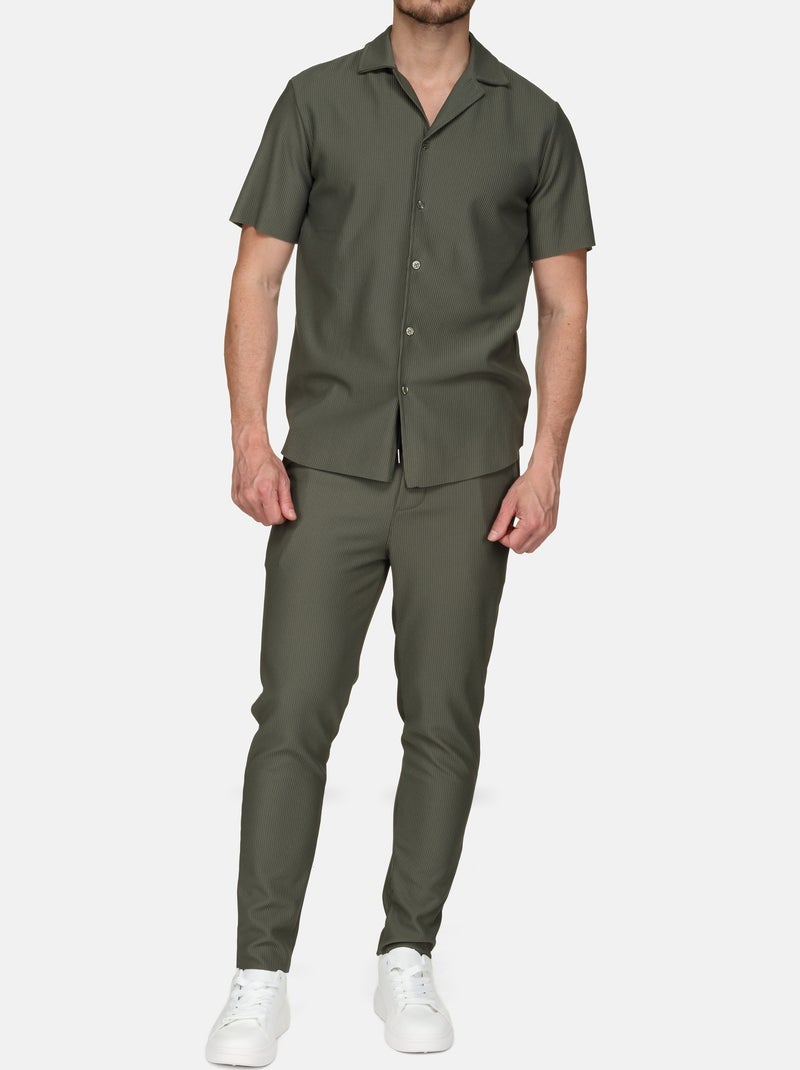 Ensemble de chemise ample Vert - Kiabi