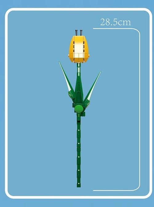 Ensemble de construction artificielle en forme de bourgeon de tulipe - Kiabi