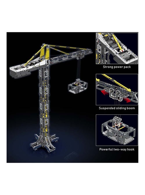 Ensemble de construction télécommandé de grue à tour - Kiabi