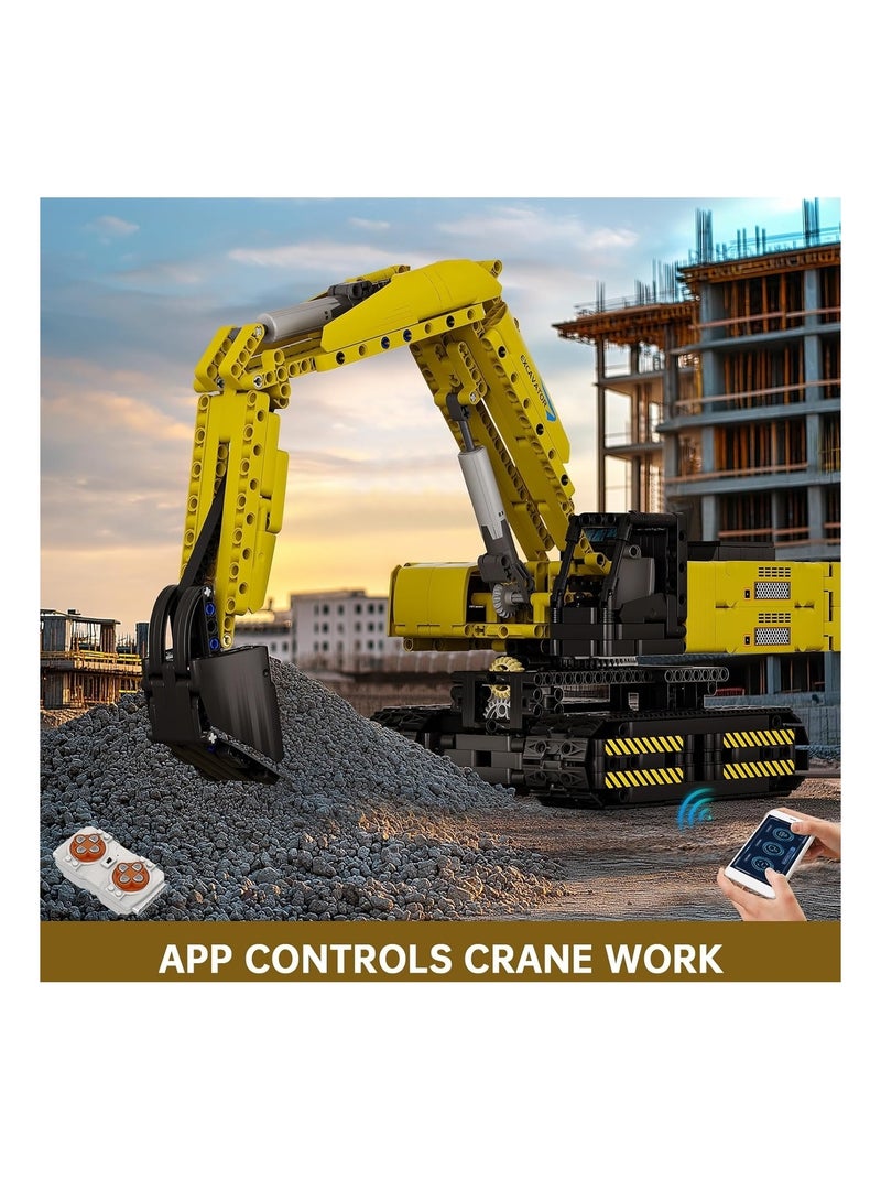 Ensemble de construction télécommandé pour excavatrice Jaune - Kiabi