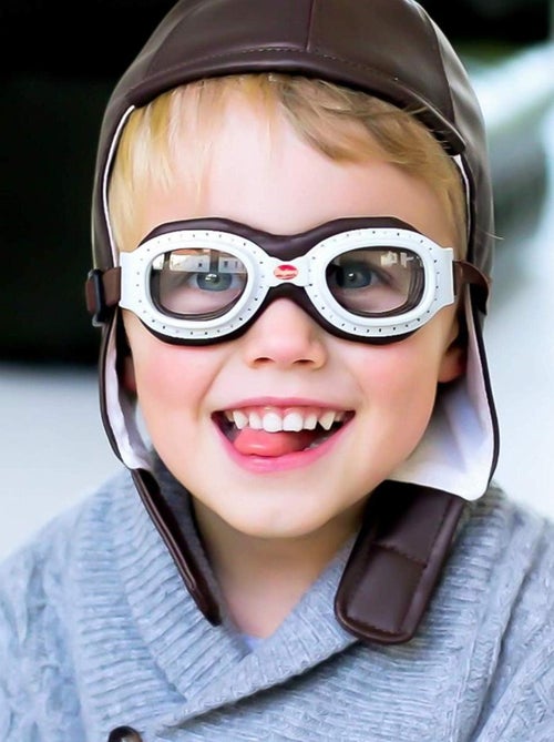 Ensemble de course vintage pilote marron pour enfants - Kiabi