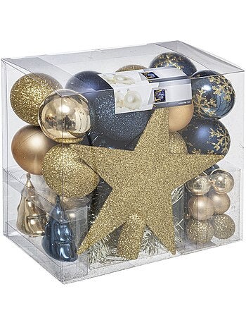 Ensemble de décorations pour sapin de Noël 44 pièces