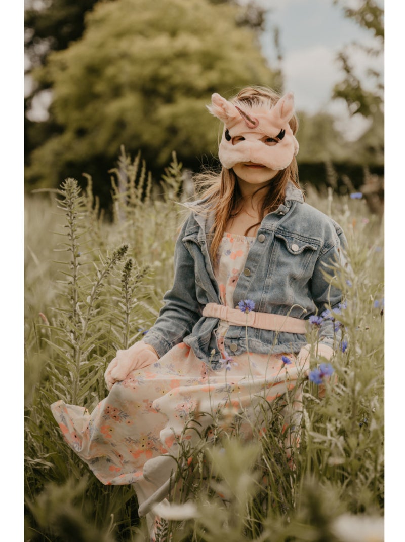 Ensemble de déguisement licorne rose - masque,gants et queue Multicolore - Kiabi
