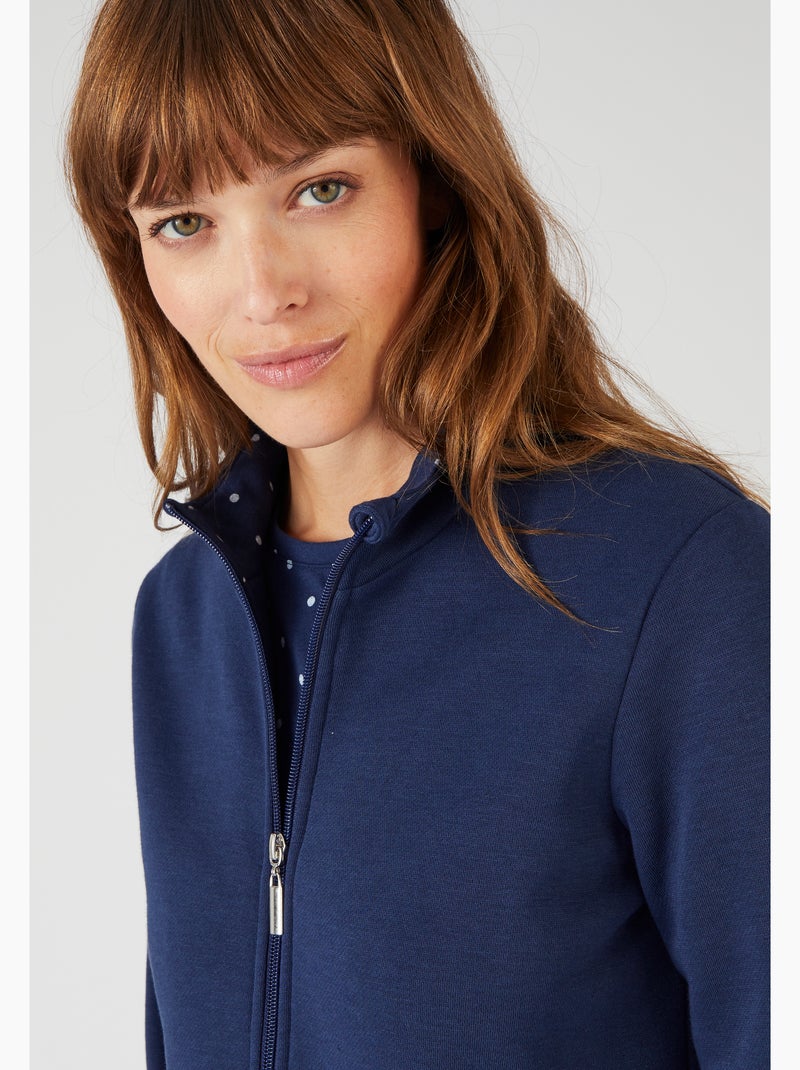 Ensemble de détente en molleton + T-shirt offert - Happy D. by Damart Bleu - Kiabi