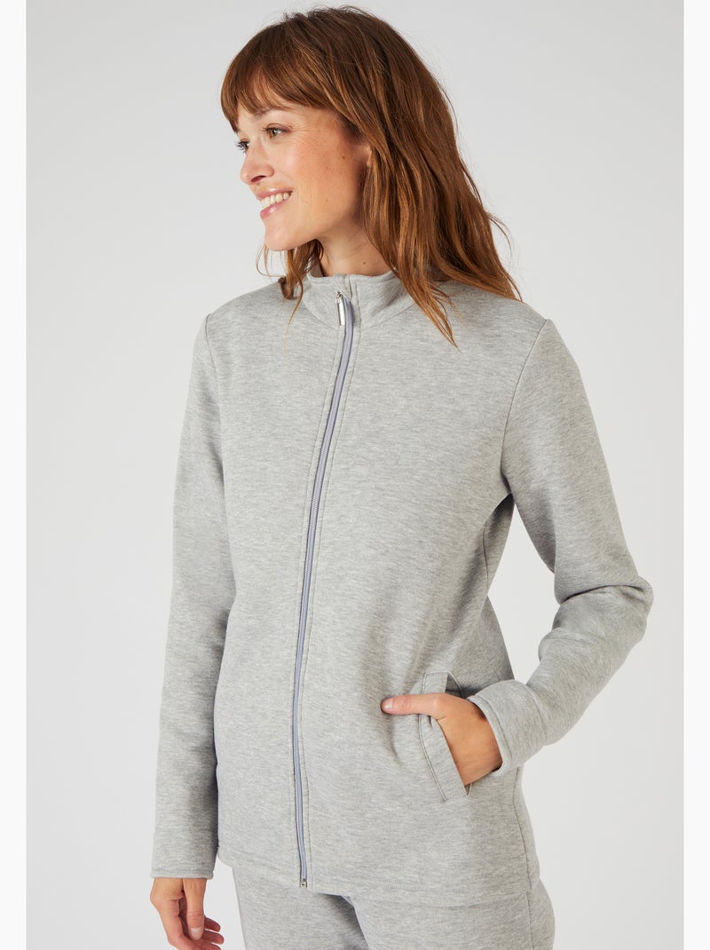 Ensemble de détente en molleton + T-shirt offert - Happy D. by Damart Gris - Kiabi