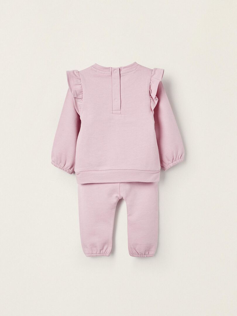 Ensemble imprimé 2 pièces - Rose clair/fleuri - ENFANT | H&M FR