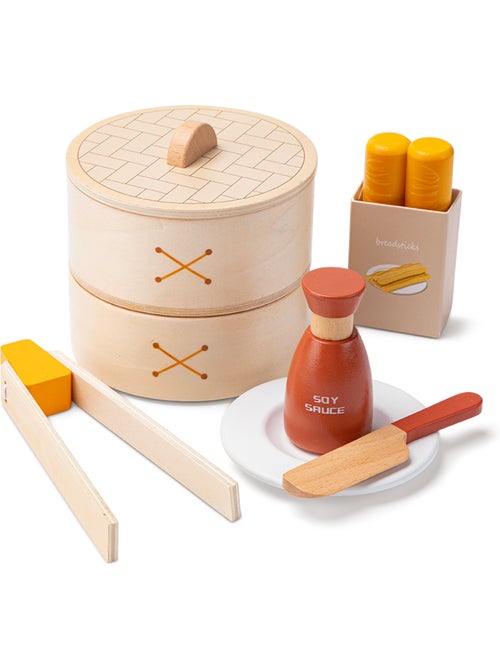 Ensemble de Dim Sum en bois - Kiabi