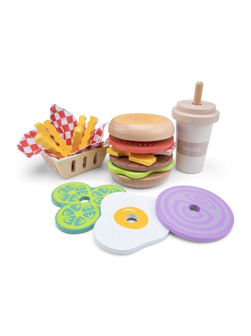 Ensemble de Fast Food en bois - Kiabi