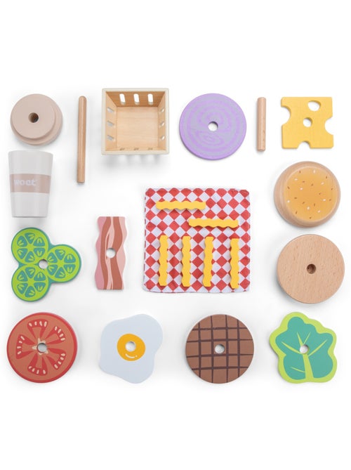 Ensemble de Fast Food en bois - Kiabi