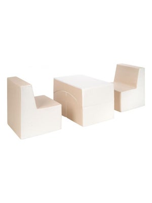 2 Mini Canapés Pour Maison De Poupée – Rouge Et Blanc, Bois Et Tissu, échelle 1:12