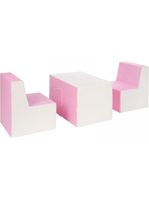 Ensemble de fauteuils chambre enfant blanc, rose (pastel) - Kiabi