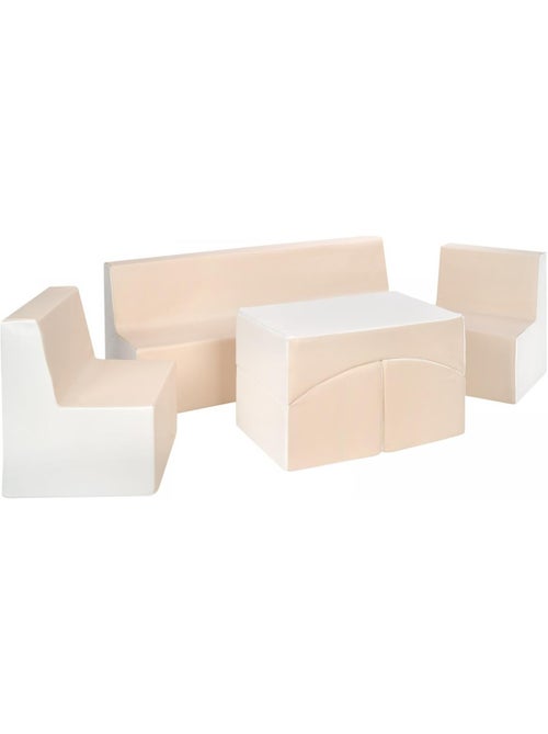 Ensemble de fauteuils chambre enfant blanc, rose (pastel) - Kiabi