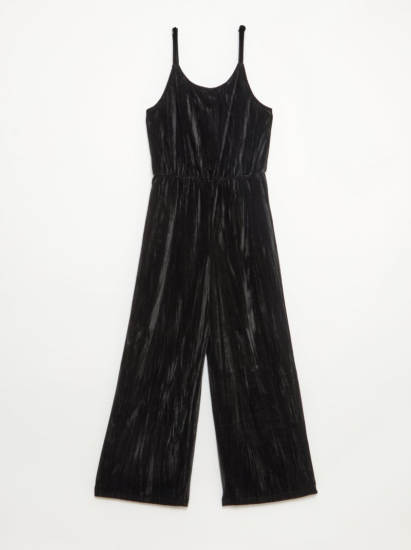 Ensemble de fêtes T-shirt + combinaison à bretelles Noir - Kiabi