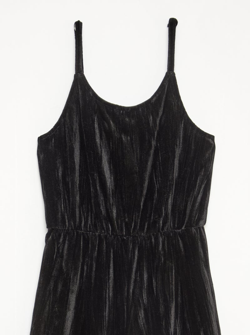 Ensemble de fêtes T-shirt + combinaison à bretelles Noir - Kiabi