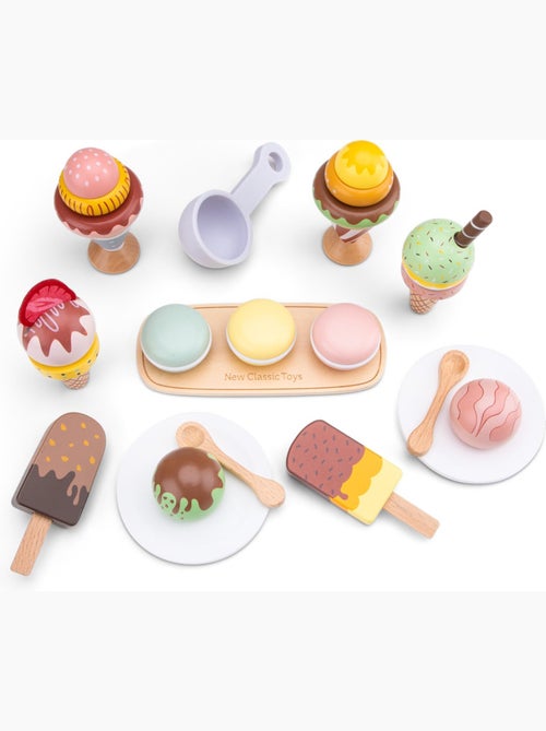 Ensemble de glaces en bois 25 pcs - Kiabi