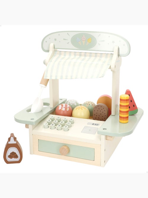 Ensemble de glaces en bois avec 11 pièces, 30x21x29 cm WOOMAX - Kiabi Ensemble de glaces en bois avec 11 pièces, 30x21x29 cm WOOMAX - Kiabi