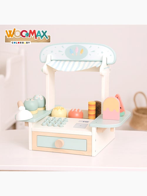 Ensemble de glaces en bois avec 11 pièces, 30x21x29 cm WOOMAX - Kiabi Ensemble de glaces en bois avec 11 pièces, 30x21x29 cm WOOMAX - Kiabi
