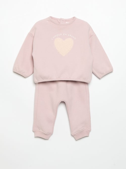 Ensemble de jogging 2 pièces - Sweat + pantalon - Kiabi