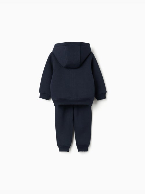 Ensemble de jogging 3 pièces en coton peigné - Kiabi