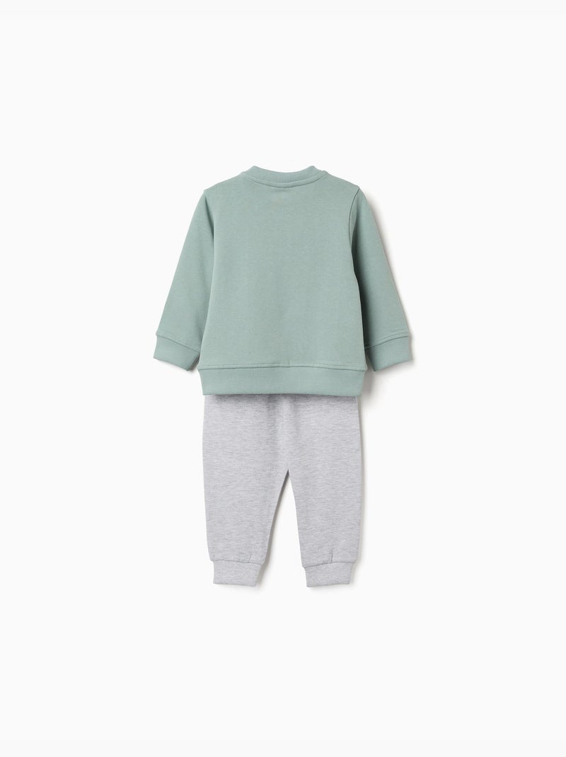 Ensemble de jogging avec lettres imprimées Vert - Kiabi