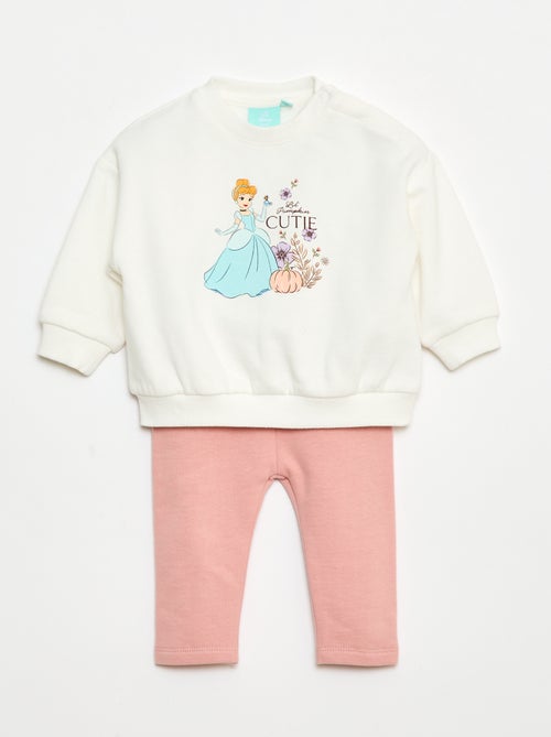 Ensemble de jogging 'Disney' 'Cendrillon' sweat + pantalon - 2 pièces - Kiabi