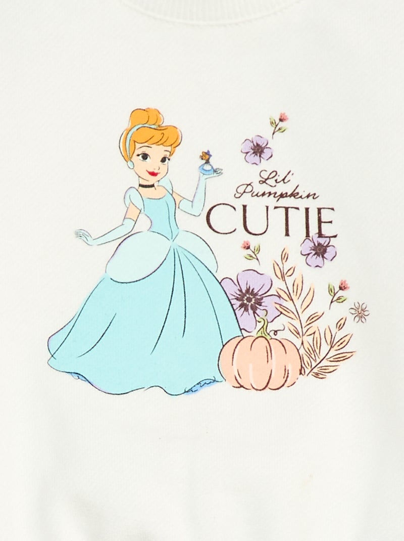 Ensemble de jogging 'Disney' 'Cendrillon' sweat + pantalon - 2 pièces Blanc - Kiabi