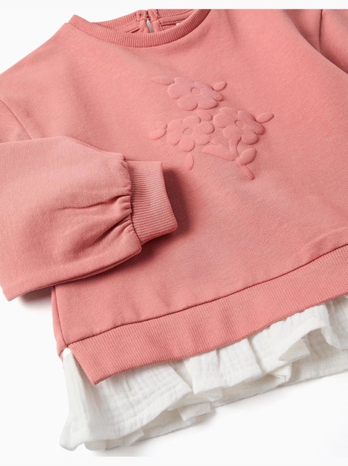 Ensemble de jogging en coton avec imprimé fleur en relief - Kiabi Ensemble de jogging en coton avec imprimé fleur en relief - Kiabi